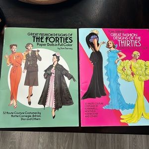 Tom Tierney Paper Dolls Books